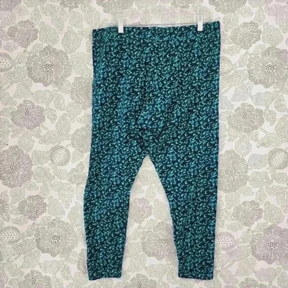 Soft Surroundings Leopard Pull on Women's Legging Size PXL 2603 - Picture 2 of 7